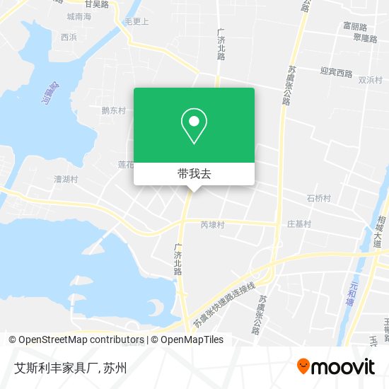 艾斯利丰家具厂地图