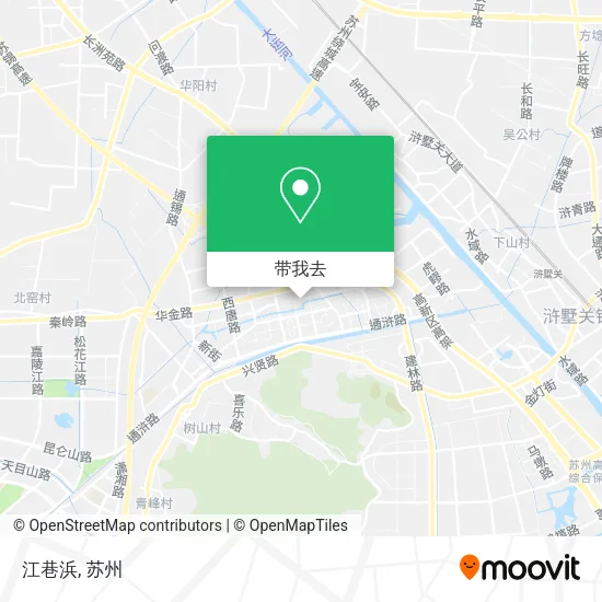 江巷浜地图