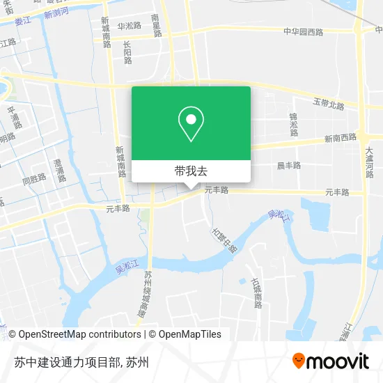 苏中建设通力项目部地图