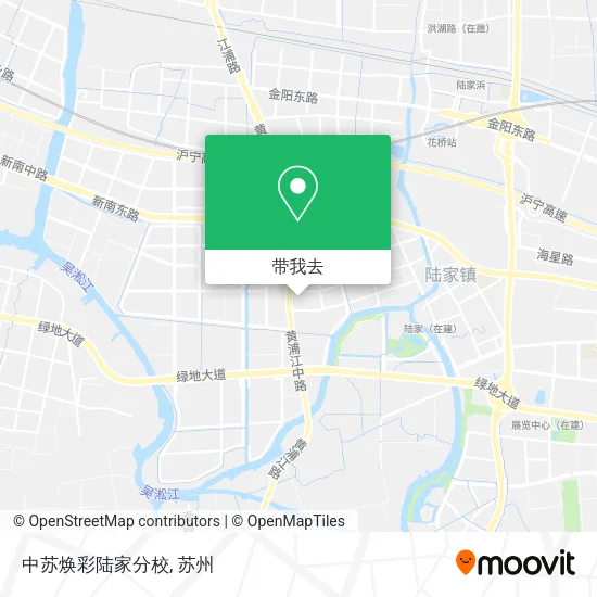 中苏焕彩陆家分校地图