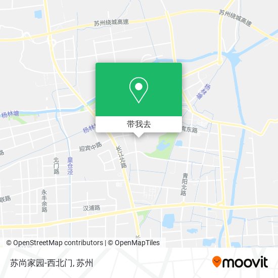 苏尚家园-西北门地图