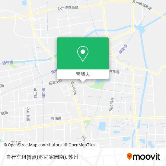 自行车租赁点(苏尚家园南)地图