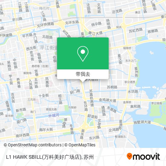 L1 HAWK SBILL(万科美好广场店)地图