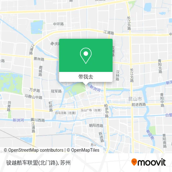 骏越酷车联盟(北门路)地图