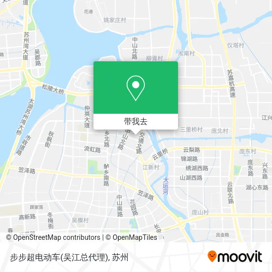 步步超电动车(吴江总代理)地图