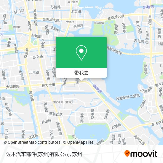 佐本汽车部件(苏州)有限公司地图