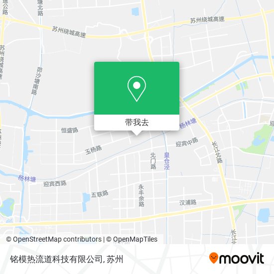 铭模热流道科技有限公司地图