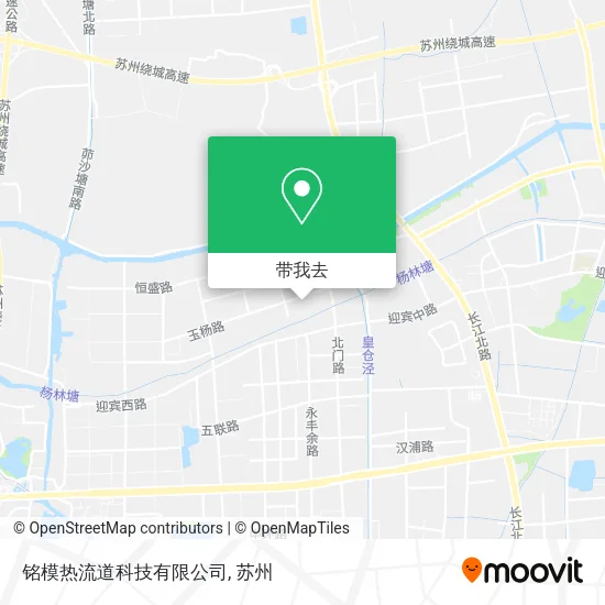 铭模热流道科技有限公司地图