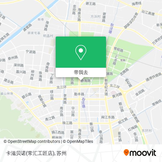 卡滋贝诺(常汇工匠店)地图