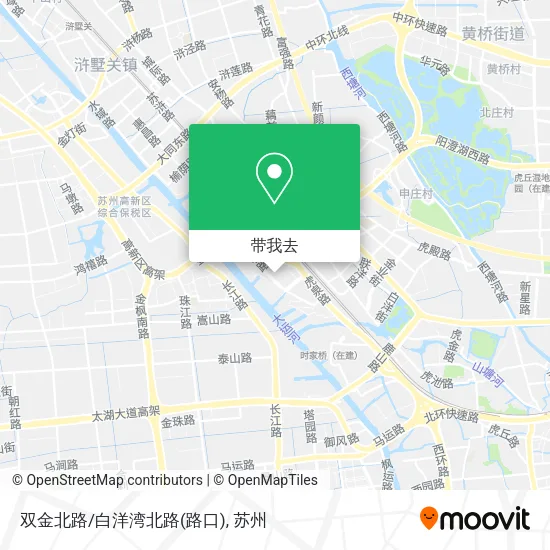双金北路/白洋湾北路(路口)地图