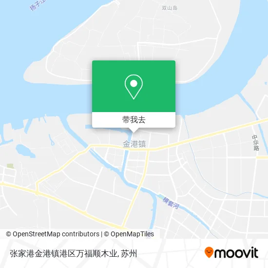 张家港金港镇港区万福顺木业地图