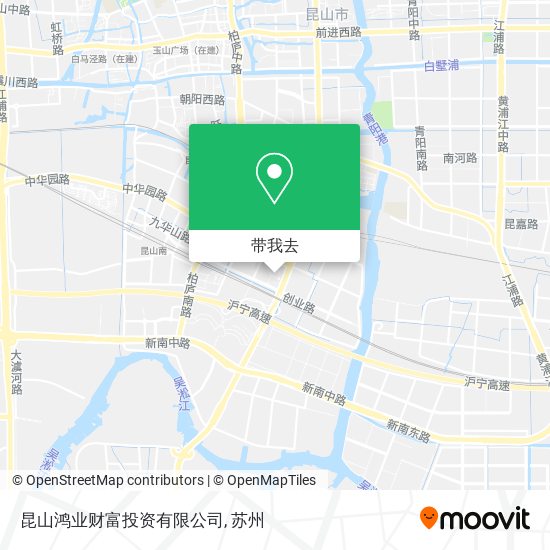 昆山鸿业财富投资有限公司地图