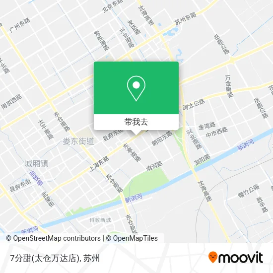 7分甜(太仓万达店)地图