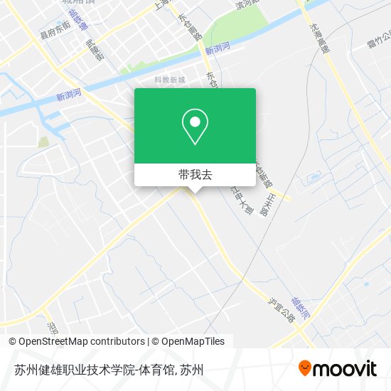 苏州健雄职业技术学院-体育馆地图