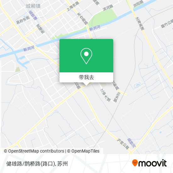 健雄路/鹊桥路(路口)地图