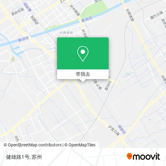 健雄路1号地图