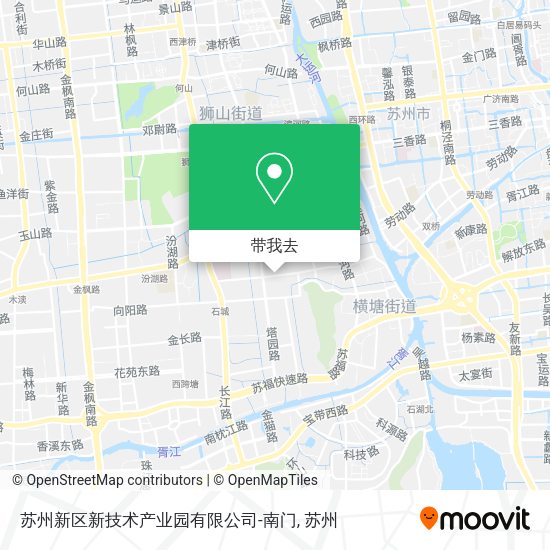 苏州新区新技术产业园有限公司-南门地图