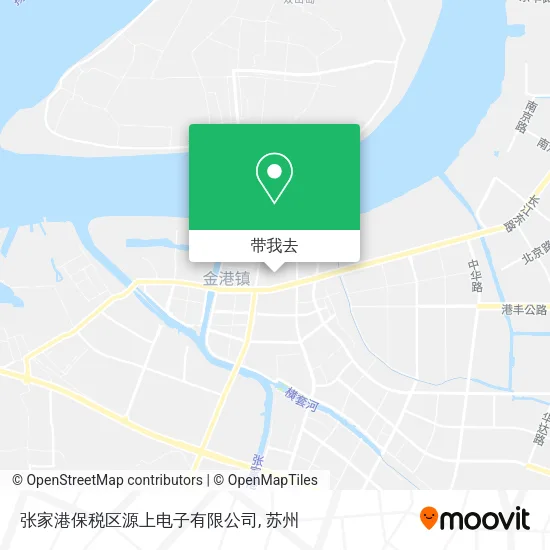 张家港保税区源上电子有限公司地图