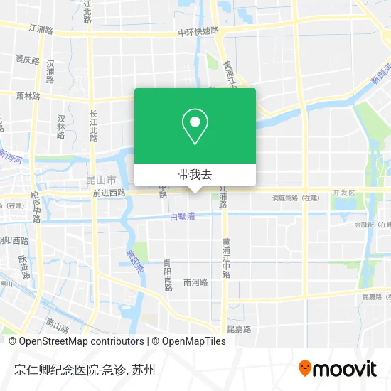 宗仁卿纪念医院-急诊地图