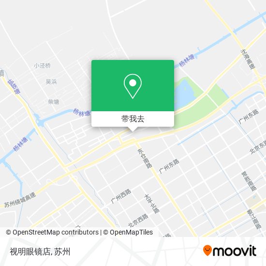 视明眼镜店地图