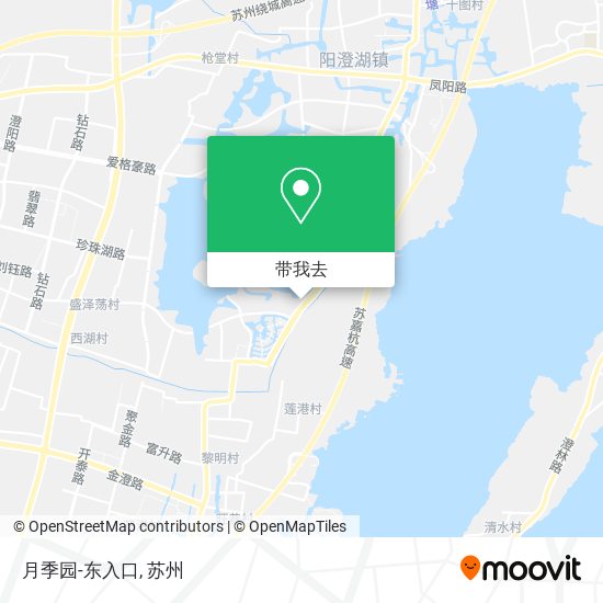 月季园-东入口地图