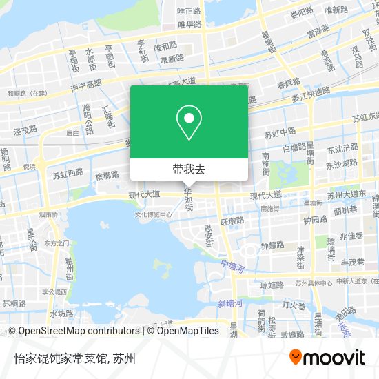 怡家馄饨家常菜馆地图