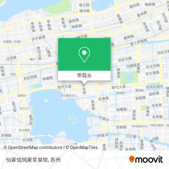 怡家馄饨家常菜馆地图