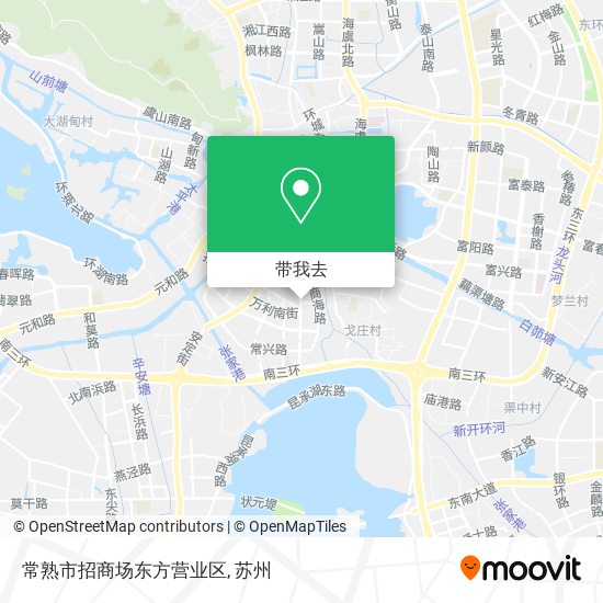 常熟市招商场东方营业区地图