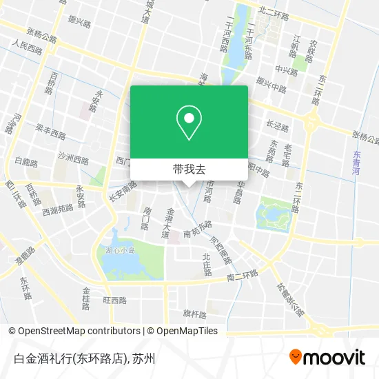 白金酒礼行(东环路店)地图