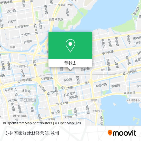 苏州百家红建材经营部地图