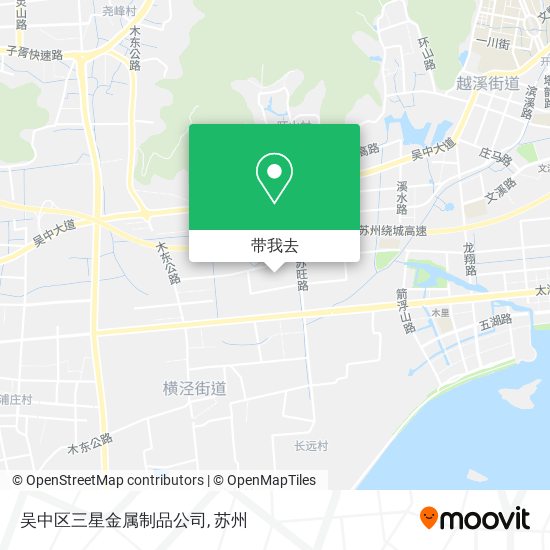 吴中区三星金属制品公司地图