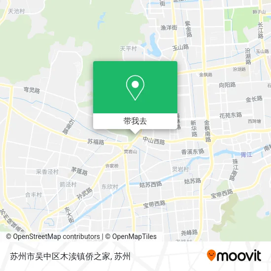 苏州市吴中区木渎镇侨之家地图