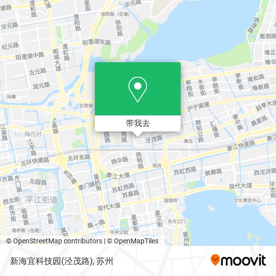 新海宜科技园(泾茂路)地图