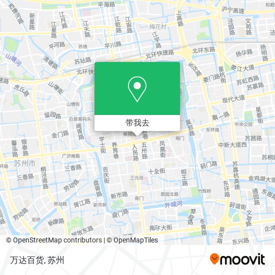 万达百货地图
