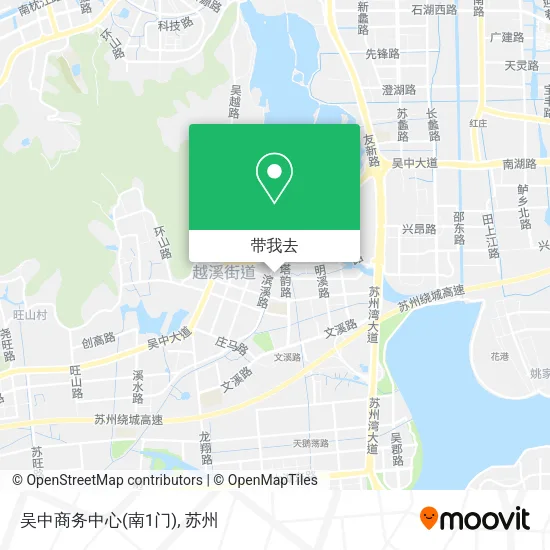吴中商务中心(南1门)地图