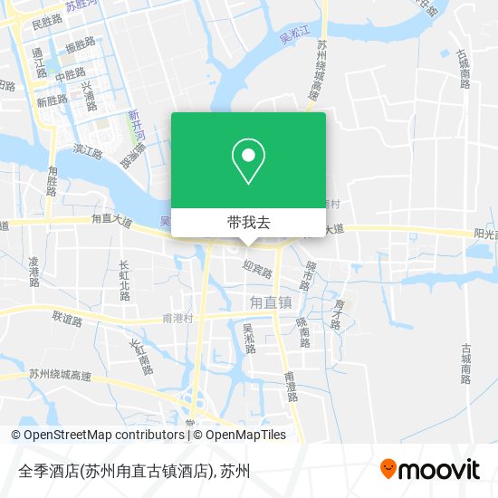 全季酒店(苏州甪直古镇酒店)地图