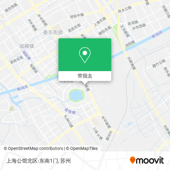 上海公馆北区-东南1门地图