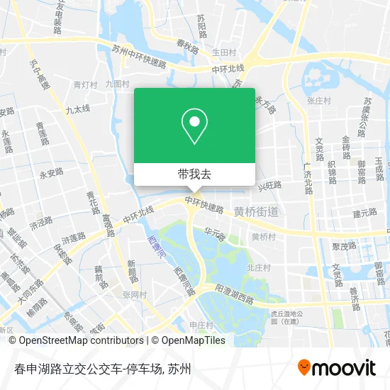 春申湖路立交公交车-停车场地图