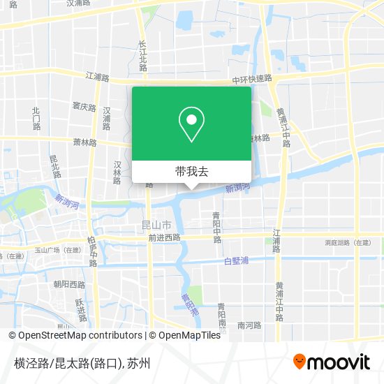 横泾路/昆太路(路口)地图