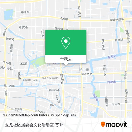 玉龙社区居委会文化活动室地图