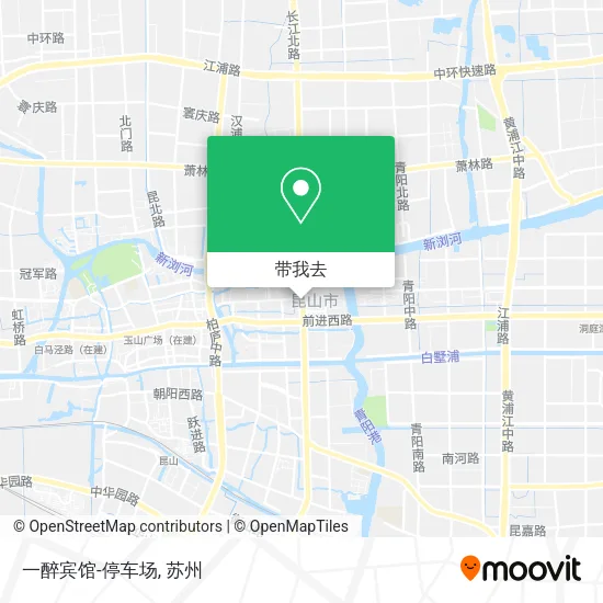 一醉宾馆-停车场地图