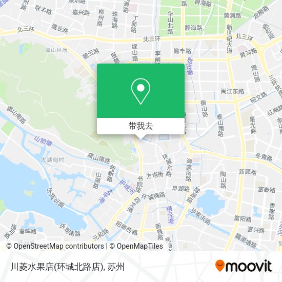 川菱水果店(环城北路店)地图