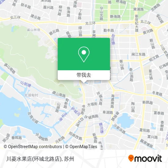 川菱水果店(环城北路店)地图