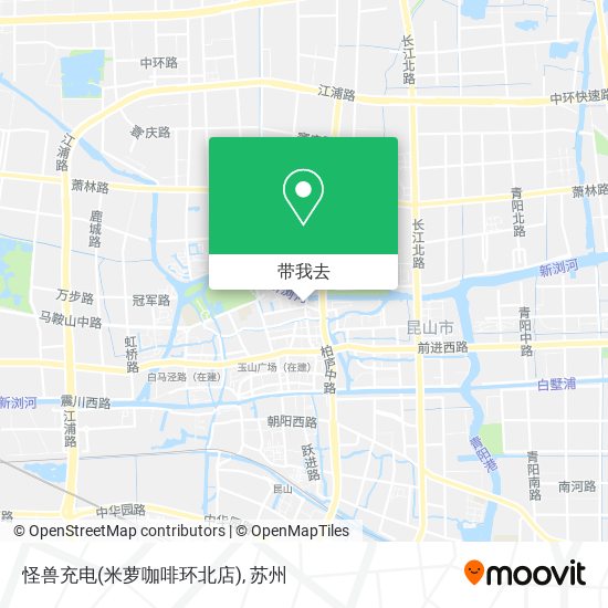 怪兽充电(米萝咖啡环北店)地图