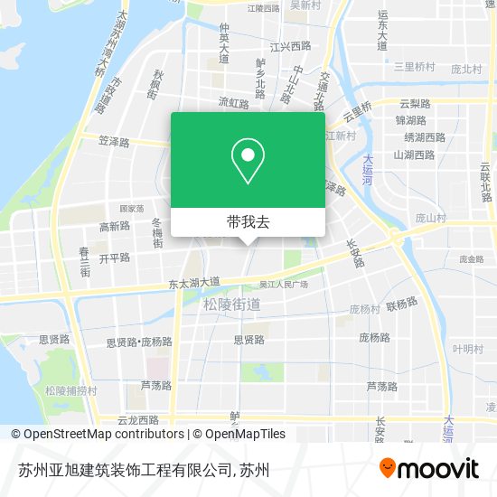 苏州亚旭建筑装饰工程有限公司地图