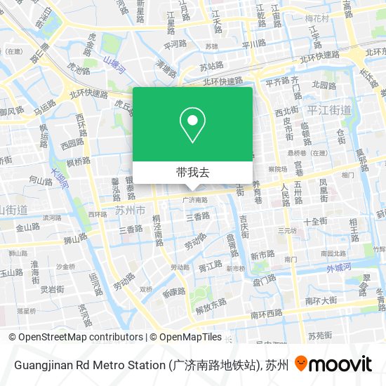 Guangjinan Rd Metro Station (广济南路地铁站)地图