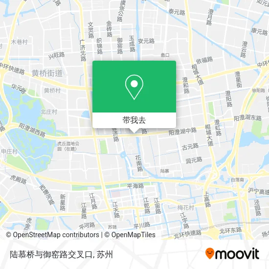 陆慕桥与御窑路交叉口地图