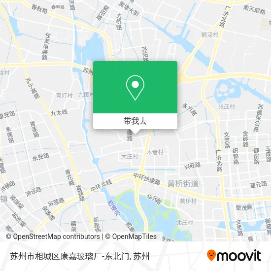 苏州市相城区康嘉玻璃厂-东北门地图
