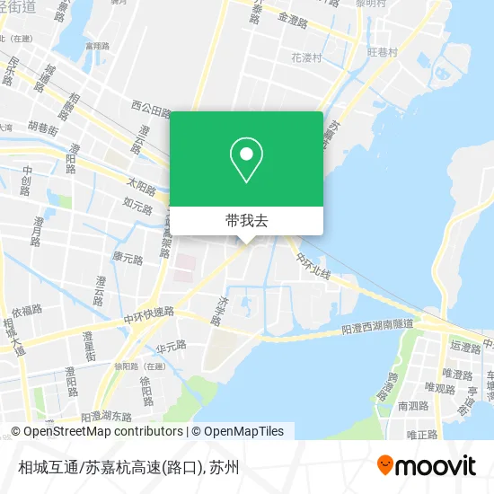 相城互通/苏嘉杭高速(路口)地图