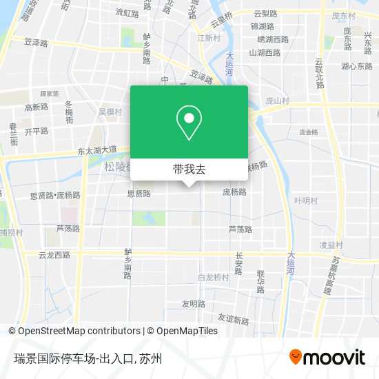 瑞景国际停车场-出入口地图